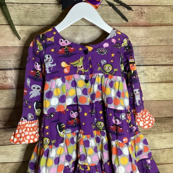 Jelly The Pug Halloween Dress Monster Bash Collection Toddler Girl 3T - Picture 4 of 6